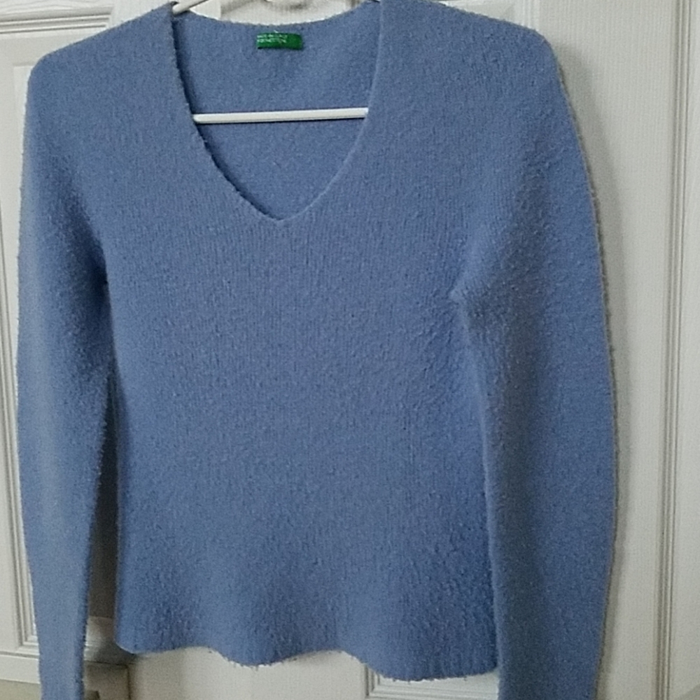 Benetton sky blue sweater